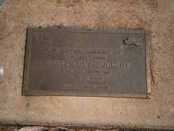 Mavis Ruby Buckley 