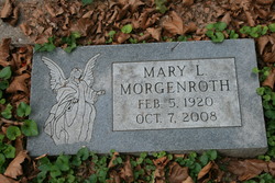 Mary L <I>Lloyd</I> Morgenroth 