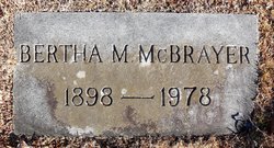 Bertha <I>Moore</I> McBrayer 