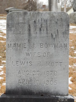 Mamie J. <I>Bowman</I> Mott 