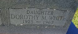 Dorothy M White 