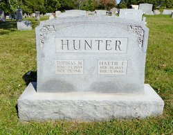 Hattie E <I>Bradley</I> Hunter 