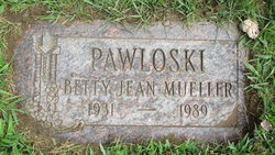Betty Jean <I>Pawloski</I> Mueller 