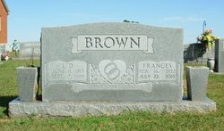 Frances <I>Davis</I> Brown 