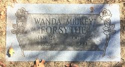 Wanda Maxine “Mickey” <I>Nidey</I> Forsythe 