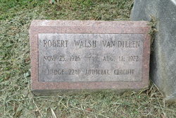 Judge Robert Walsh Van Dillen 