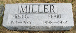 Perlina Ann “Pearl” <I>Thompson</I> Miller 