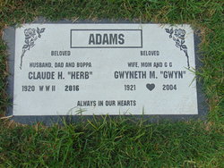 Gwyneth M “Gwyn” Adams 