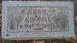 Carrie P. <I>Barnum</I> Adams 