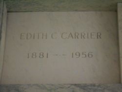 Edith Katherine “Kate” <I>Chilton</I> Carrier 
