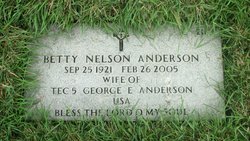 Betty <I>Nelson</I> Anderson 
