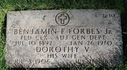 Benjamin F Forbes Jr.