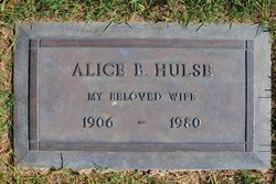 Alice B. <I>Clementz</I> Hulse 