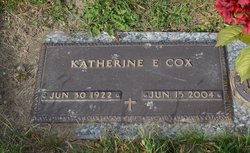 Katherine E. <I>Smeltzer</I> Cox 