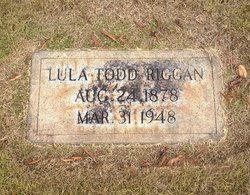 Lula Mae <I>Todd</I> Riggan 