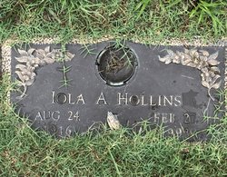 Iola Blanche <I>Alley</I> Hollins 