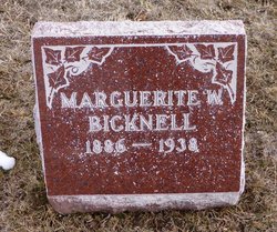 Marguerite W <I>Blackburn</I> Bicknell 