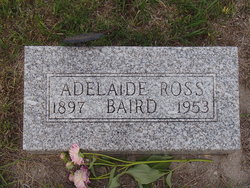 Adelaide Beatrice <I>Ross</I> Baird 