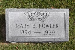 Mary Elizabeth <I>Hyde</I> Fowler 