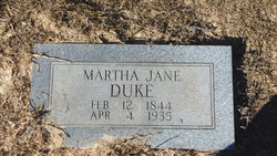 Martha Jane <I>Almand</I> Duke 