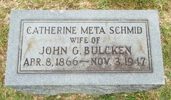 Catherine Meta <I>Schmid</I> Bulcken 