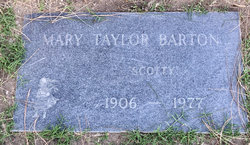 Mary <I>Taylor</I> Barton 