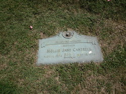 Mary Jane “Mollie” <I>Fugett</I> Cantrell 
