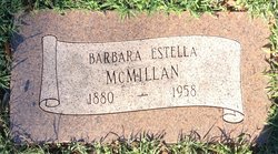 Barbara Estella McMillan 