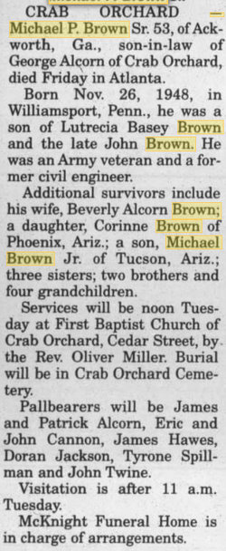 Michael Persell Brown Sr.