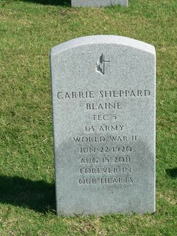 Carrie <I>Sheppard</I> Blaine 