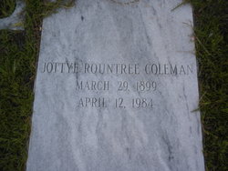 Jottye <I>Rountree</I> Coleman 
