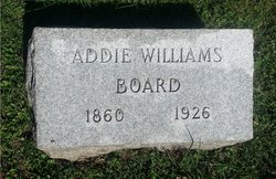 Addie Bell <I>Williams</I> Board 