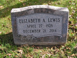 Elizabeth Anne <I>Thombs</I> Lewis 