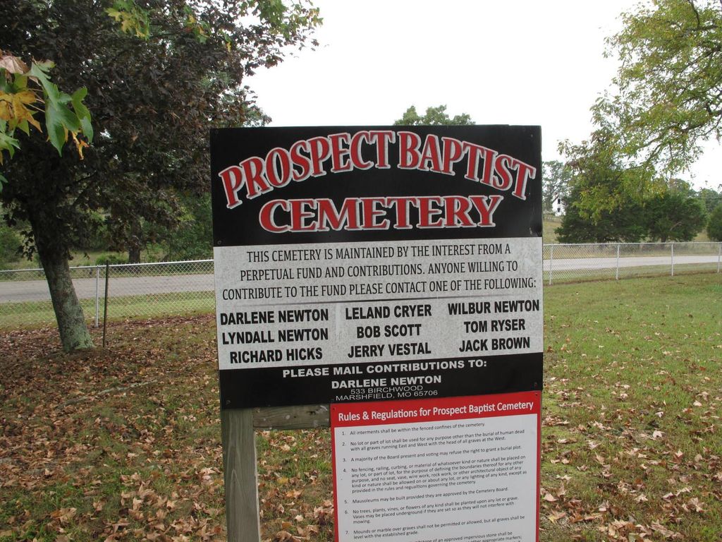 Prospect Baptist Cemetery