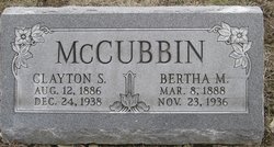 Bertha Marie <I>Lingg</I> McCubbin 
