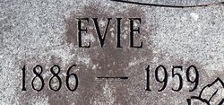 Eva “Evie” <I>Wolfe</I> Hicks 