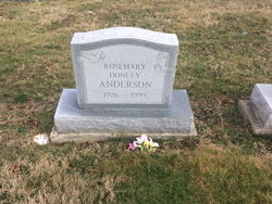Rosemary <I>Donley</I> Anderson 