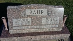 Ralph Orlin Bahr 