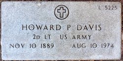Howard P Davis 
