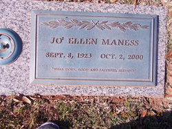 Jo' Ellen <I>Reed</I> Maness 
