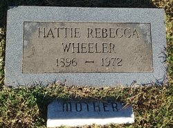 Hattie Rebecca <I>Wood</I> Wheeler 