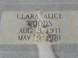 Clara Alice <I>Barnes</I> Woods 