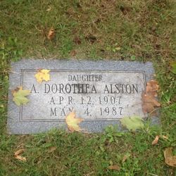 A. Dorothea Alston 