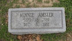 Minnie <I>Friedrich</I> Amsler 