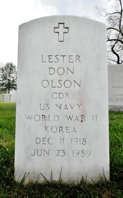 CDR Lester Don Olson 