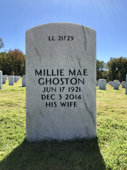 Millie Mae <I>Garrett</I> Ghoston 