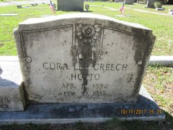 Cora Lee <I>Creech</I> Hutto 