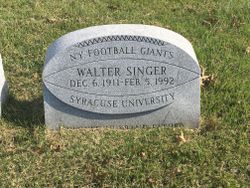 Walter Wallace Singer 