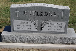 Lura Deborah <I>Felty</I> Rutledge 