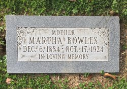 Martha <I>Baker</I> Bowles 